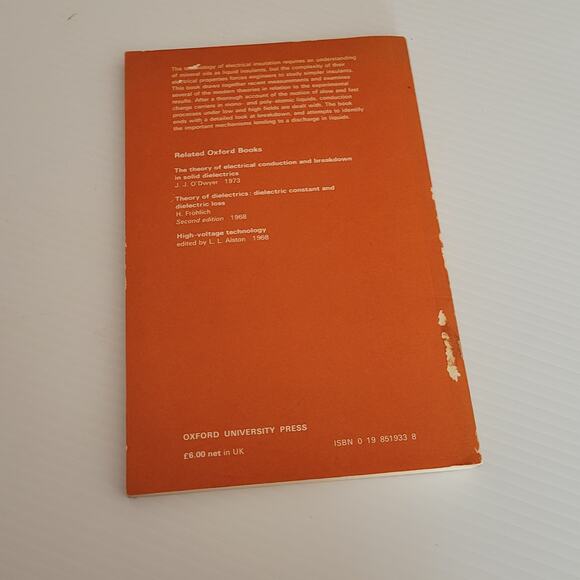 Simple Dielectric Liquids Mobility, Conduction, and Breakdown by T. J. Gallagher - Picture 2 of 10